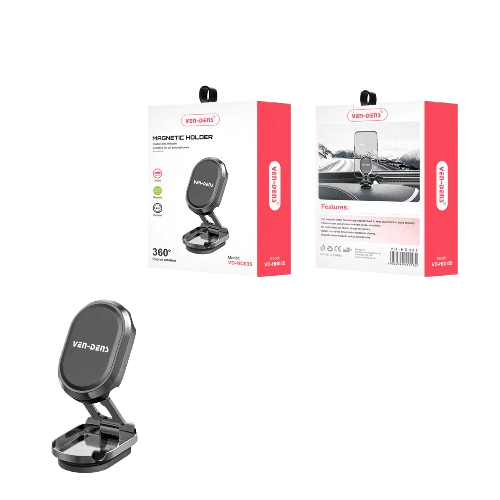 Magnetic Car Phone Holder | 360° Rotation for All Smartphones