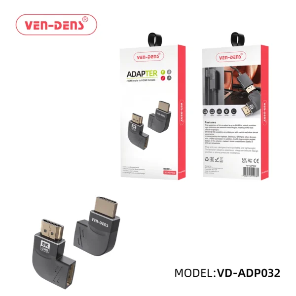 8K UHD HDMI Male to Female Adapter