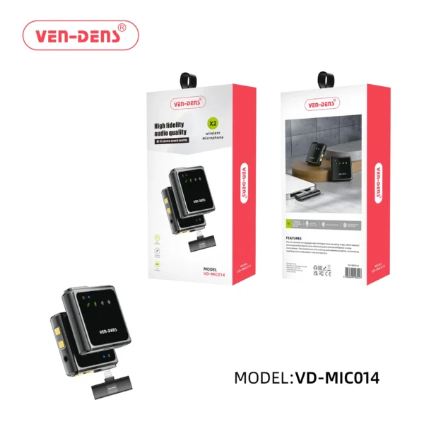 X2 Wireless Microphone with Hi-Fi Stereo Sound Quality