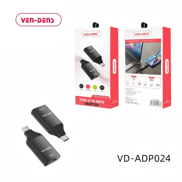 Universal Type-C to HDTV Adapter | HDMI 4K HD Video & Audio